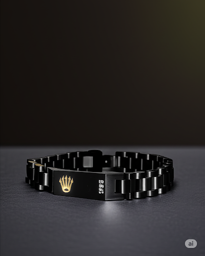 Rolex Luxury Black Crown Bracelet