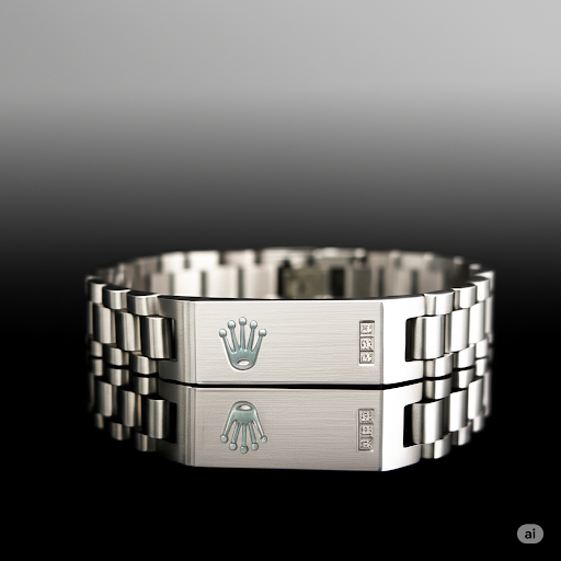 Rolex Luxury Silver Crown Bracelet