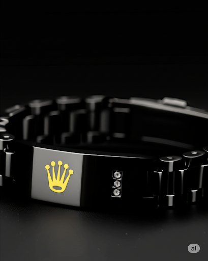 Rolex Luxury Black Crown Bracelet