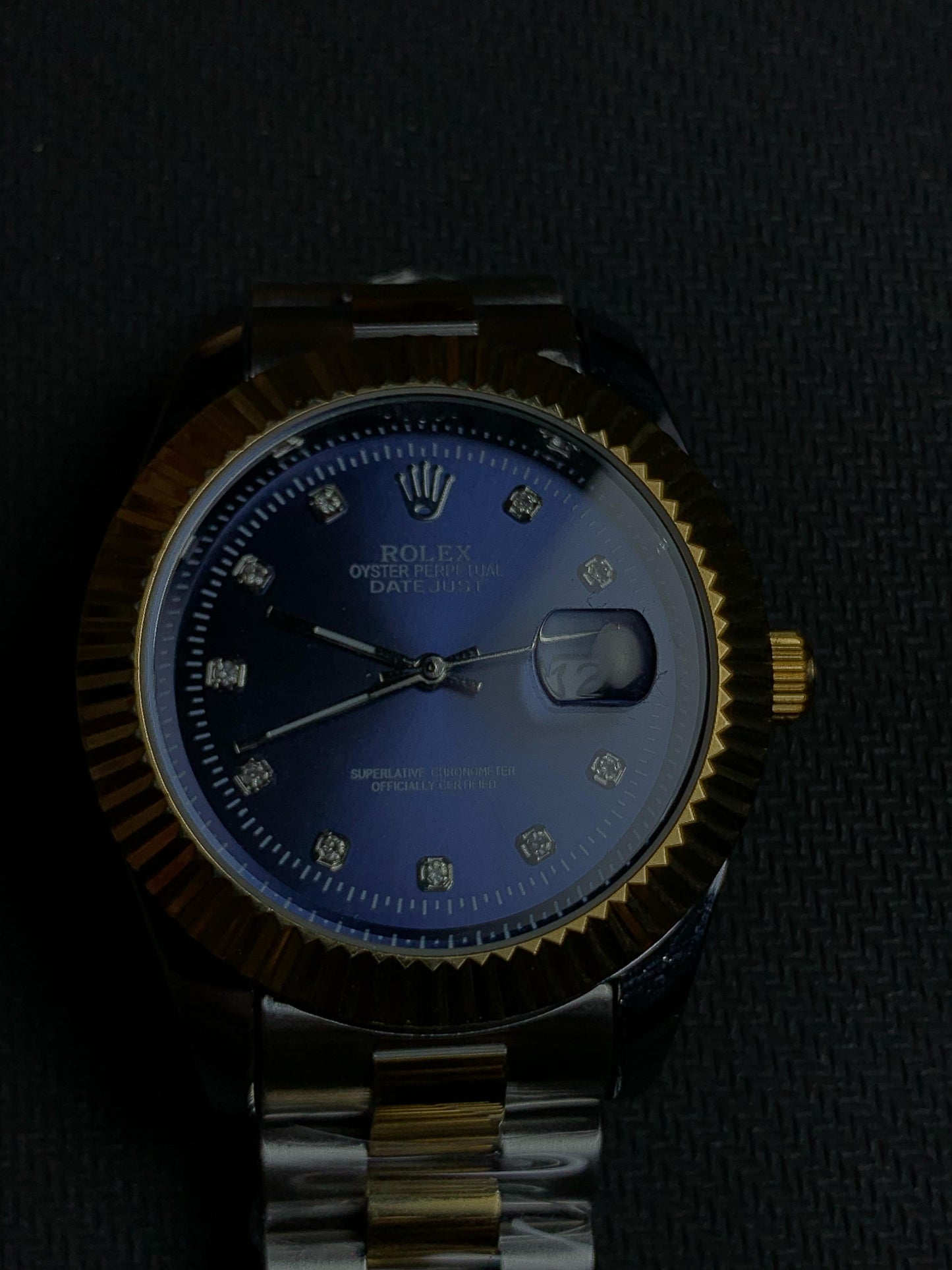 Rolex DateJust With Luxury Royal Blue Dial And Multi Straps