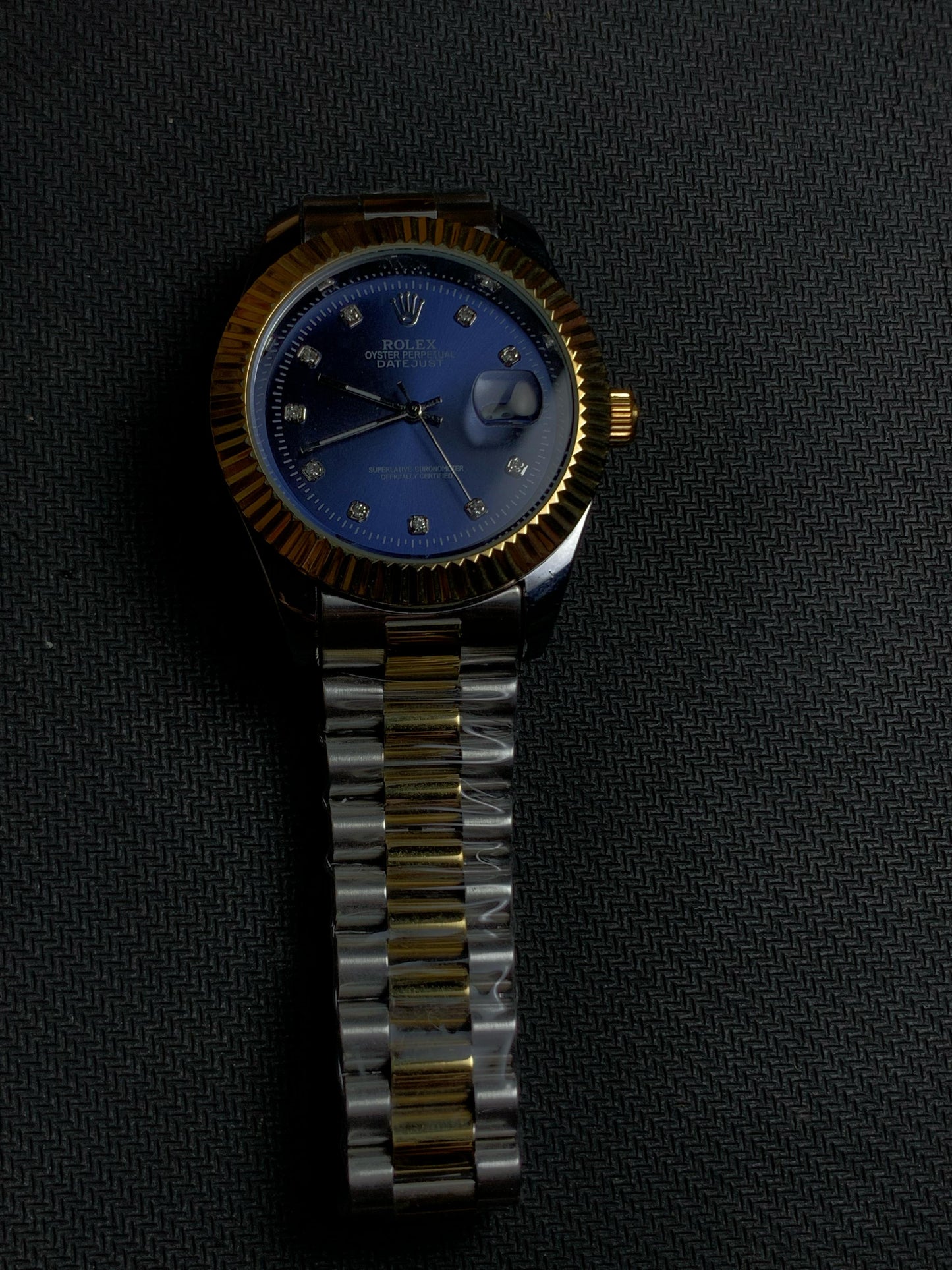 Rolex DateJust With Luxury Royal Blue Dial And Multi Straps